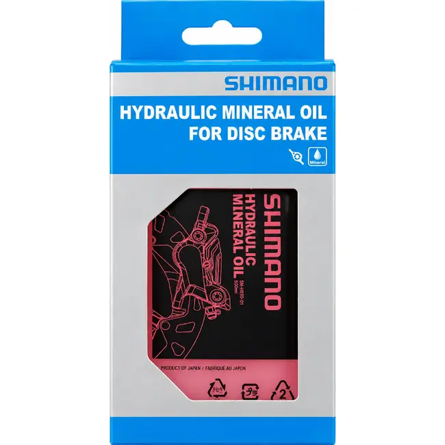 Shimano Hydraulische minerale olie - 500ml - Voor Shimano schijfremmen - Niet-corrosief - Veilig en betrouwbaar