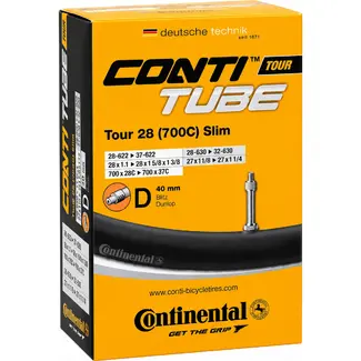 Continental Binnenband 28 inch Tour Slim - voor 28-622, 37-622 en 32-630 met 40 mm Hollands ventiel