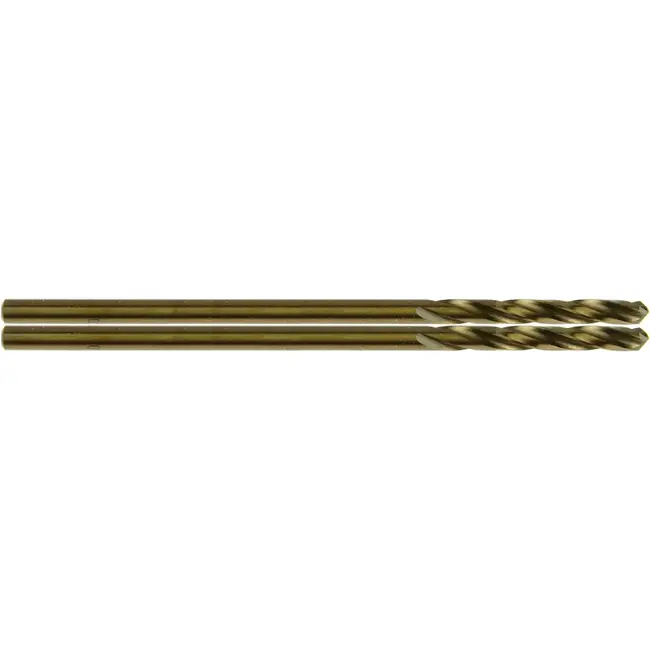 Tvardy HSS-Co metaalboor M35 1,5 mm DIN 338 met 135 graden boorpunt - 2 stuks