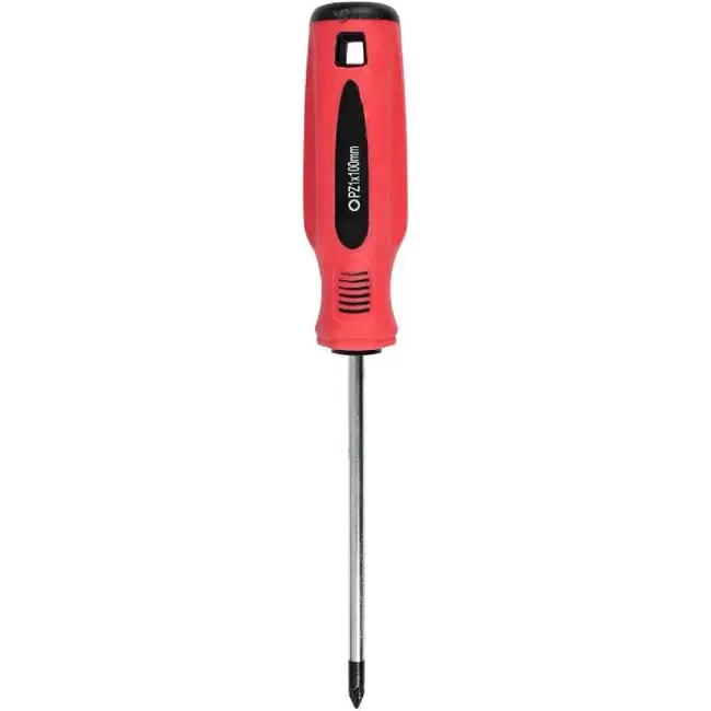 Benson Pozi schroevendraaier - PZ1 - 100 mm - ergonomisch - rood