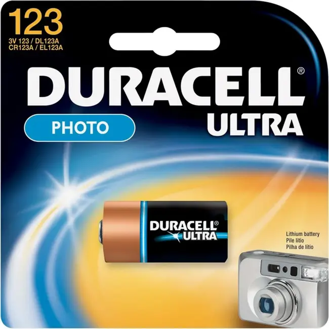 Duracell Lithium batterij - 3V - CR123A - krachtige prestaties - brede temperatuurbereik