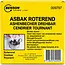 Benson Roterende metalen asbak - druk en draai - zilver - Ø 9 cm