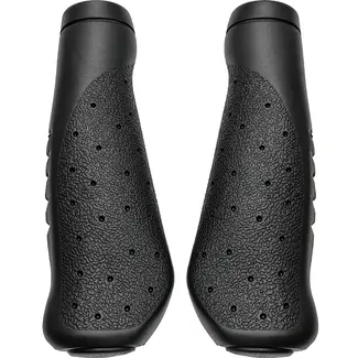 Falkx Handvatten - Zwart Rubber - Comfort & Grip - 135 mm