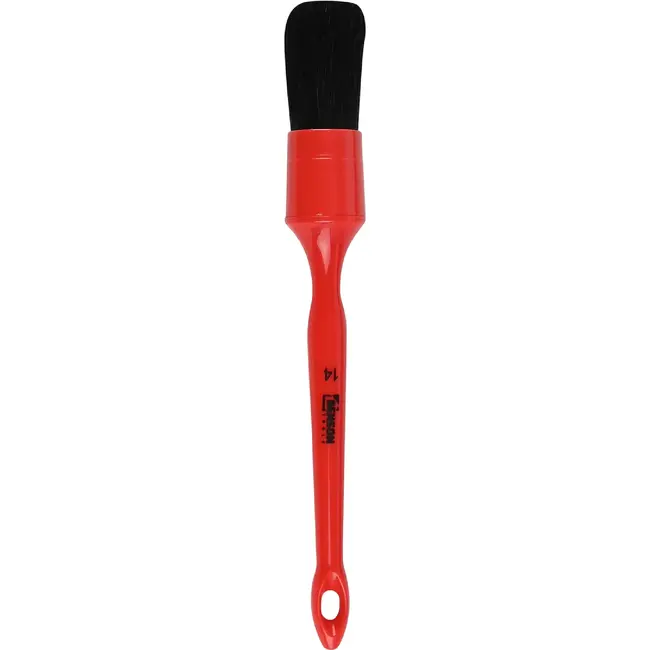 Benson Ronde kwast - 25 mm - kunststof steel - met ophangoog - 15 cm steel