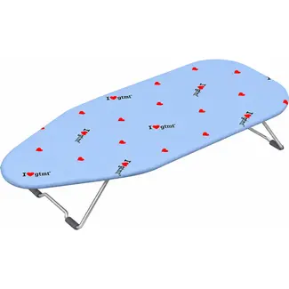 Benson Gimi strijkplank tafelmodel mix - beige, Paars en Blauw - blauw - met duidelijke specificaties