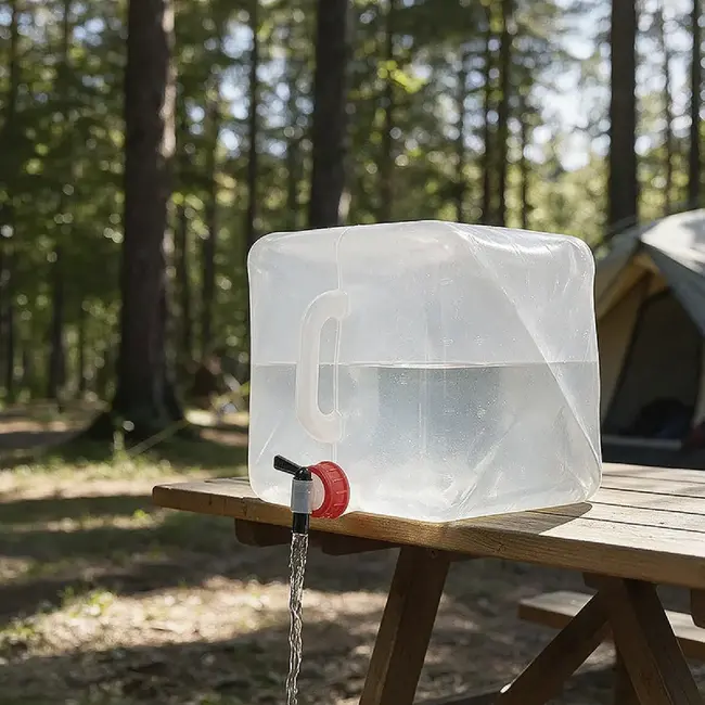 ProPlus Opvouwbare jerrycan met kraan - 10 liter - Compact en handig voor op reis