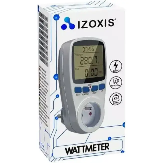 Izoxis Digitale Energiemeter - Beheer en Verminder Uw Energieverbruik