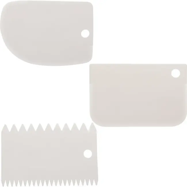Ruhhy Draaibare taartschaal 28 cm wit met 3 decoratiespatels en afneembare voet voor taartdecoratie