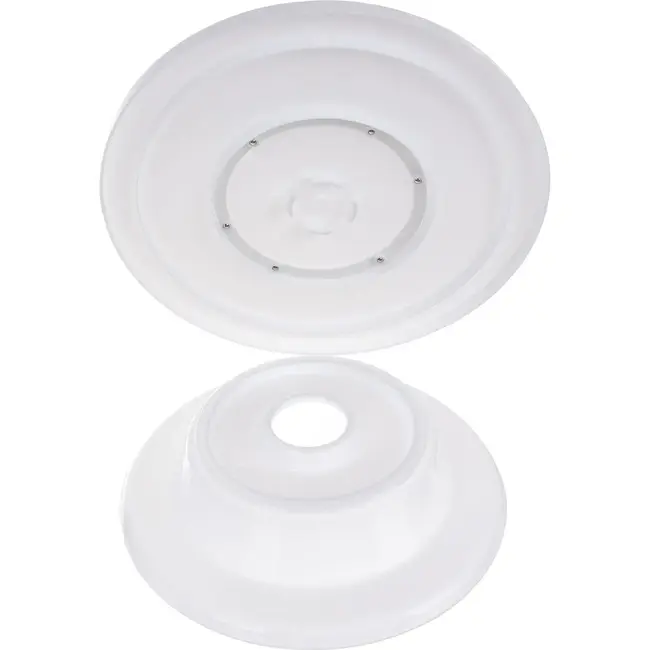 Ruhhy Draaibare taartschaal 28 cm wit met 3 decoratiespatels en afneembare voet voor taartdecoratie