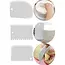 Ruhhy Draaibare taartschaal 28 cm wit met 3 decoratiespatels en afneembare voet voor taartdecoratie