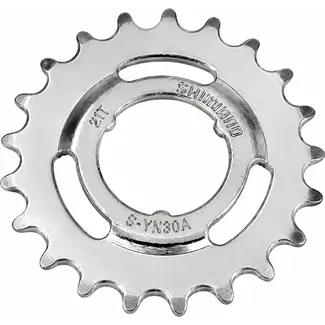 Sturmey Archer Tandwiel 20-tands - Opsteek doorgezet - Zilver - Geschikt voor fietsen
