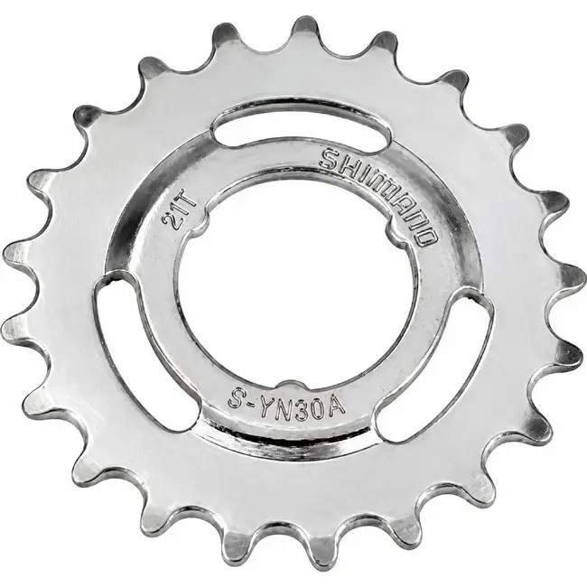 Sturmey Archer Tandwiel 20-tands - Opsteek doorgezet - Zilver - Geschikt voor fietsen