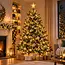 Ruhhy LED Kerstboom Ster – Warm Wit Licht, Energiezuinig – Perfecte Boomtopper