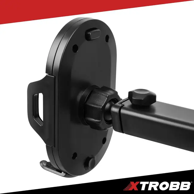 Xtrobb Telefoonhouder met zuignap - 360° draaibaar - arm 12-17 cm - voor voorruit en dashboard