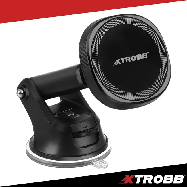 Xtrobb Magnetische telefoonhouder met zuignap - MagSafe - arm 107-148 mm
