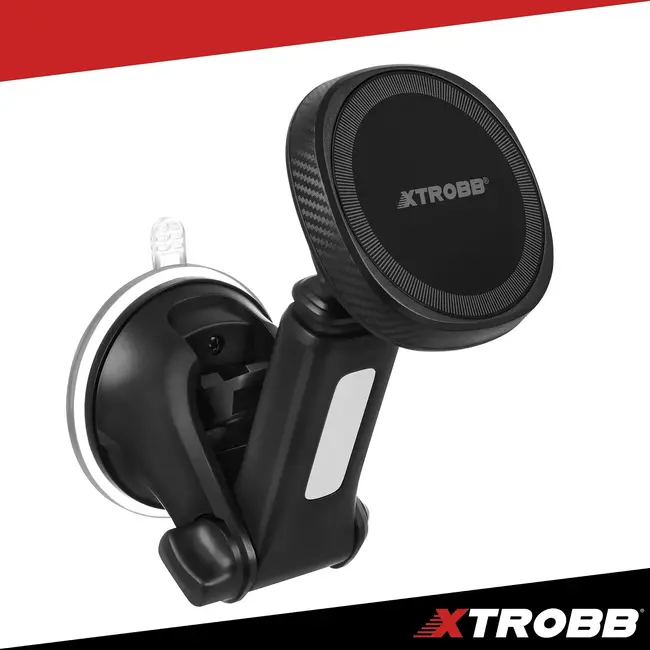 Xtrobb Magnetische telefoonhouder met zuignap - MagSafe - arm 107-148 mm