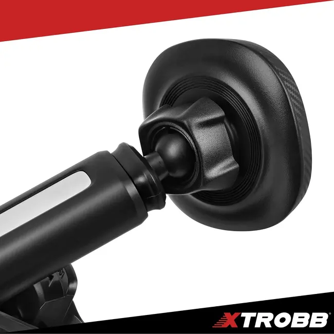 Xtrobb Magnetische telefoonhouder met zuignap - MagSafe - arm 107-148 mm