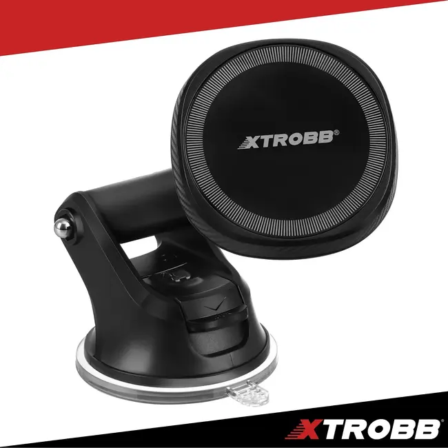 Xtrobb Magnetische telefoonhouder met zuignap - MagSafe - arm 107-148 mm