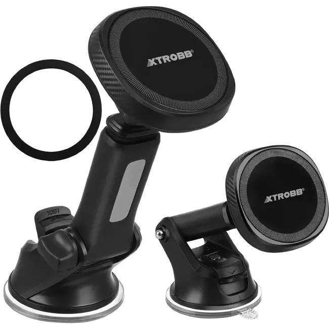 Xtrobb Magnetische telefoonhouder met zuignap - MagSafe - arm 107-148 mm