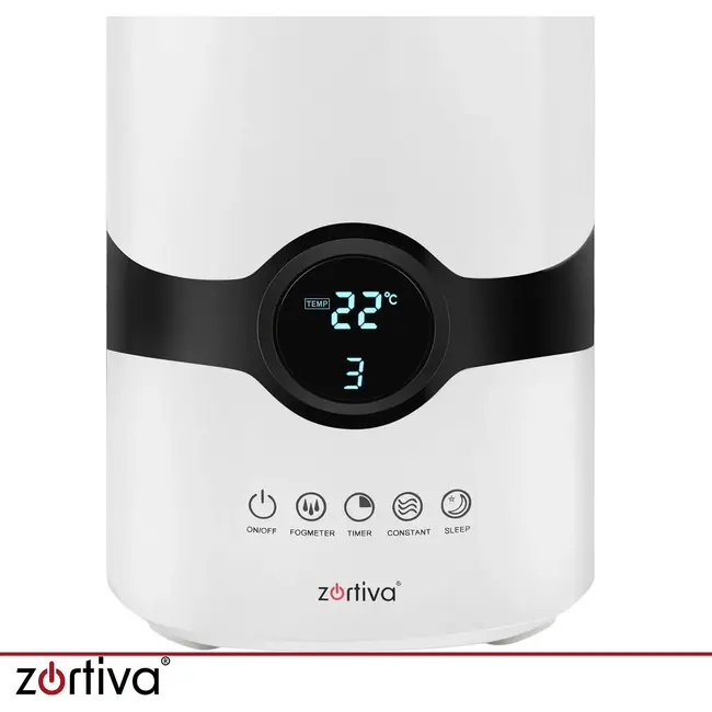 Zortiva Luchtbevochtiger 4 l met aromatherapie, ionisator en hygrostaat