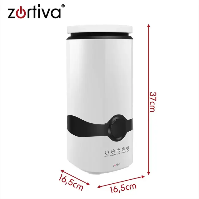 Zortiva Luchtbevochtiger 4 l met aromatherapie, ionisator en hygrostaat