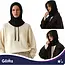 Glimz Winterbalaclava dames 3-in-1 met wol en trekkoord zwart