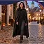 Glimz Zwarte cape met capuchon 172 cm voor Halloween, carnaval, vampier, heks, tovenaar en themafeest