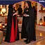 Glimz Zwarte cape met capuchon 172 cm voor Halloween, carnaval, vampier, heks, tovenaar en themafeest