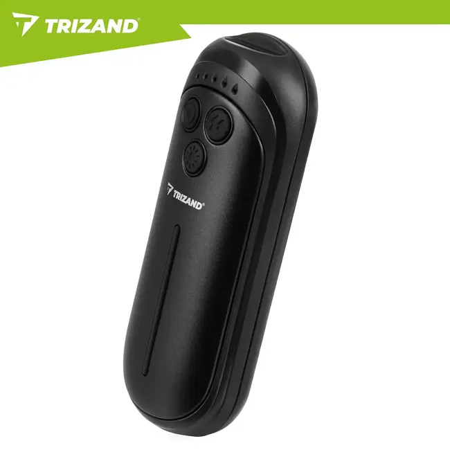 Trizand Elektrische handverwarmer set van 2 met 3000 mAh accu, 5 warmtestanden en USB-C opladen