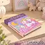 Maaleo Waterkleurboek eenhoorn met 24 vellen, 12 aquarelkleuren en waterpenseel voor kinderen