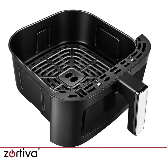 Zortiva Airfryer 8 liter met 8 programma's, 1800 W, LED-touchpaneel, kijkvenster en 80-200 °C