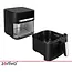 Zortiva Airfryer 8 liter met 8 programma's, 1800 W, LED-touchpaneel, kijkvenster en 80-200 °C