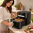 Zortiva Airfryer 8 liter met 8 programma's, 1800 W, LED-touchpaneel, kijkvenster en 80-200 °C