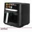 Zortiva Airfryer 8 liter met 8 programma's, 1800 W, LED-touchpaneel, kijkvenster en 80-200 °C