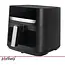 Zortiva Airfryer 8 liter met 8 programma's, 1800 W, LED-touchpaneel, kijkvenster en 80-200 °C