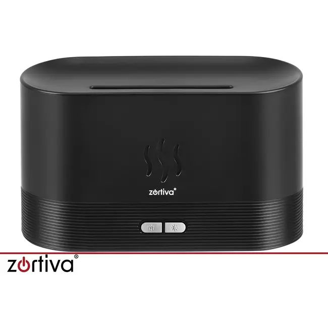 Zortiva Geurverspreider luchtbevochtiger 180 ml met RGB-vlameffect