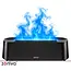 Zortiva Geurverspreider luchtbevochtiger 250 ml met timer, afstandsbediening en LED-vlameffect