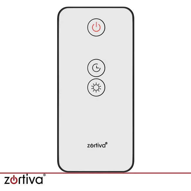 Zortiva Geurverspreider luchtbevochtiger 250 ml met timer, afstandsbediening en LED-vlameffect