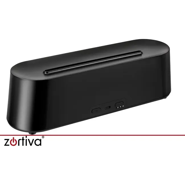 Zortiva Geurverspreider luchtbevochtiger 250 ml met timer, afstandsbediening en LED-vlameffect