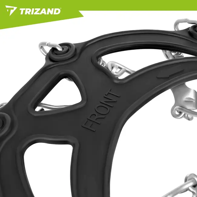 Trizand Schoenspikes XL 44-47 met 20 spikes van 9 mm voor sneeuw, ijs en winterse wandelingen