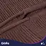 Glimz Wintercapuchon bruin 3-in-1 met 30% wol, nekwarmer en verstelbare koorden voor dames in winter