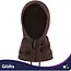 Glimz Wintercapuchon bruin 3-in-1 met 30% wol, nekwarmer en verstelbare koorden voor dames in winter