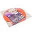 Glimz Halloween slinger pompoen 3 m met grote decoraties van 17 x 17,5 cm voor muur en raam