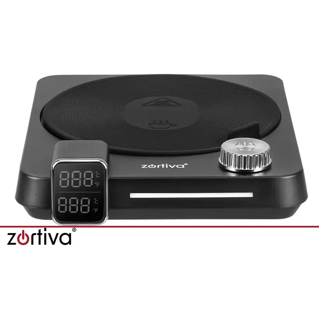 Zortiva Elektrische kopjesverwarmer 40 W met 9 temperatuurstanden, timer en dubbel digitaal display