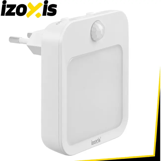 Izoxis LED-nachtlampje met bewegings- en schemersensor - 2 stuks met instelbare helderheid voor binnen