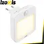 Izoxis LED-nachtlampje met bewegings- en schemersensor - 2 stuks met instelbare helderheid voor binnen