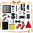 Kruzzel Adventskalender voor mannen met 24 cadeaus, gadgets, spelletjes en kerstaccessoires