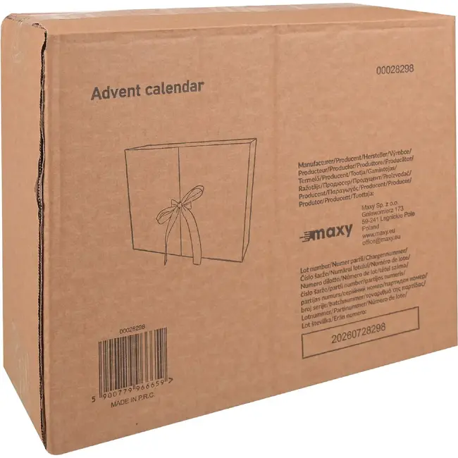 Kruzzel Adventskalender voor mannen met 24 cadeaus, gadgets, spelletjes en kerstaccessoires