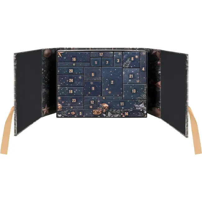 Kruzzel Adventskalender voor mannen met 24 cadeaus, gadgets, spelletjes en kerstaccessoires