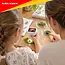 Kruzzel Digitale zakmicroscoop 1000x wit met 2 MP camera, 2 inch IPS-scherm, 8 LED-lampjes en USB-C